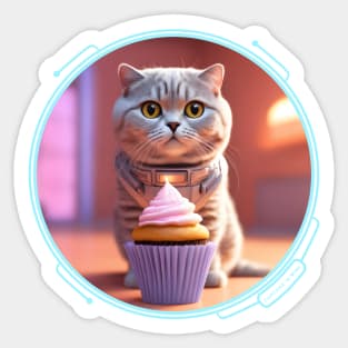 Cupcake Is mine Sticker